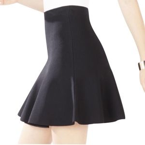 BCBGMAXAZRIA Flare Bandage Skirt M